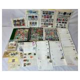 Assortment of Stamps and First Day Covers from Israel dating back to 1945