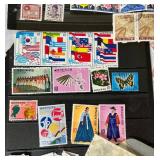 Stamps from North and South Korea