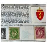 Massive Lot of Scandanavian Postage Stamps