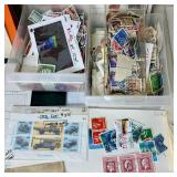 Massive Lot of Scandanavian Postage Stamps