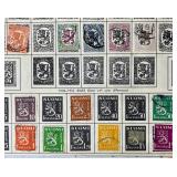 Collection of Stamps from Finland Dating  back to 1916