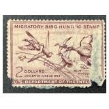 U.S. Federal Migratory Bird Hunting Stamp -$2 1953, $3 1960, $5 1976, $7.50 1982