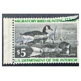 U.S. Federal Migratory Bird Hunting Stamp -$2 1953, $3 1960, $5 1976, $7.50 1982