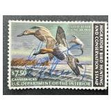 U.S. Federal Migratory Bird Hunting Stamp -$2 1953, $3 1960, $5 1976, $7.50 1982