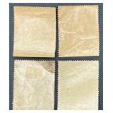 Federal Use Tax on Motor Vehicle Stamps - 4 Stamps 1941