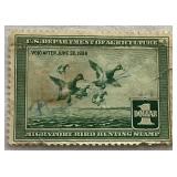 1937 $1 U.S. Federal Migratory Bird Hunting Stamp