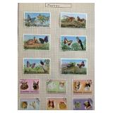 Stamps from Around the World - 3 Albums