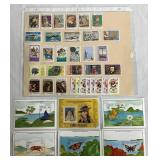 Assorted Postage Stamps from Guatemala and Grenada