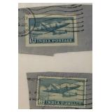 Collection of Stamps from India and Nepal dating back to 1882