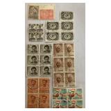 Collection of Stamps from India and Nepal dating back to 1882