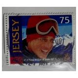 Postage Stamps from Iceland, Jamaica and Jersey