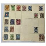 Collection of Russian Stamps dating back to 1889