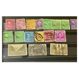 Album of American Stamps from the 1930