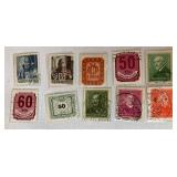 Collection of Stamps from Hungary
