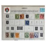 Grecian Postage Stamps dating back to  1862
