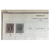 Grecian Postage Stamps dating back to  1862