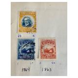 Selection of Stamps from Costa Rica - dating back to 1863