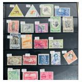Selection of Stamps from Costa Rica - dating back to 1863