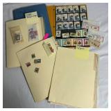 Assortment of Postage Stamps from Belize, Ceylon, Congo, Cyprus, and Dahomy