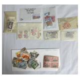 Assortment of Postage Stamps from Belize, Ceylon, Congo, Cyprus, and Dahomy