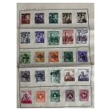 Collection of Postage Stamps from Egypt dating back to 1882