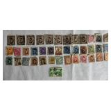Collection of Postage Stamps from Egypt dating back to 1882