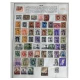 Collection of Postage Stamps from Egypt dating back to 1882