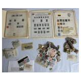 Postage Stamp Assortment from Ecuador, Ethiopia and Fiji dating back to late 1800