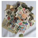 Postage Stamp Assortment from Ecuador, Ethiopia and Fiji dating back to late 1800