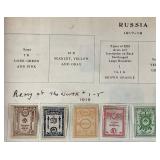 Assortment of Postage Stamps from Australia and Victoria dating back to 1875