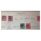 Postage Stamps from South African Republic, Transvaal, and Rwanda