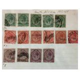 Postage Stamps from South African Republic, Transvaal, and Rwanda