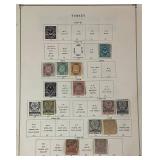 Assortment of International Stamps from Palestine, Turkey and Uruguay