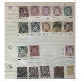 Assortment of International Stamps from Palestine, Turkey and Uruguay