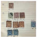 Assortment of International Stamps from Palestine, Turkey and Uruguay