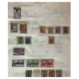 Assortment of International Stamps from Palestine, Turkey and Uruguay