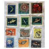 Animal Stamps from the Around the World of Fish, Insects, Birds, Butterflies, Animals and Sealife