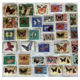 Animal Stamps from the Around the World of Fish, Insects, Birds, Butterflies, Animals and Sealife