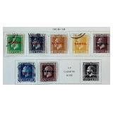 Collection of Stamps from Samoa, Slovakia, Salvador and Spanish Sahara