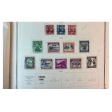 Collection of Stamps from Samoa, Slovakia, Salvador and Spanish Sahara