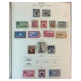 Collection of Stamps from Samoa, Slovakia, Salvador and Spanish Sahara