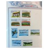 Collection of Stamps from Samoa, Slovakia, Salvador and Spanish Sahara