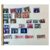 Collection of Stamps from Samoa, Slovakia, Salvador and Spanish Sahara