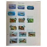 Collection of Stamps from Samoa, Slovakia, Salvador and Spanish Sahara