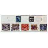 Collection of Stamps from Samoa, Slovakia, Salvador and Spanish Sahara