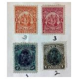 Collection of Stamps from Samoa, Slovakia, Salvador and Spanish Sahara