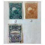 Collection of Stamps from Samoa, Slovakia, Salvador and Spanish Sahara