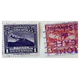 Collection of Stamps from Samoa, Slovakia, Salvador and Spanish Sahara