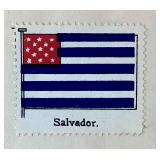 Collection of Stamps from Samoa, Slovakia, Salvador and Spanish Sahara