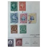Collection of Stamps from Samoa, Slovakia, Salvador and Spanish Sahara